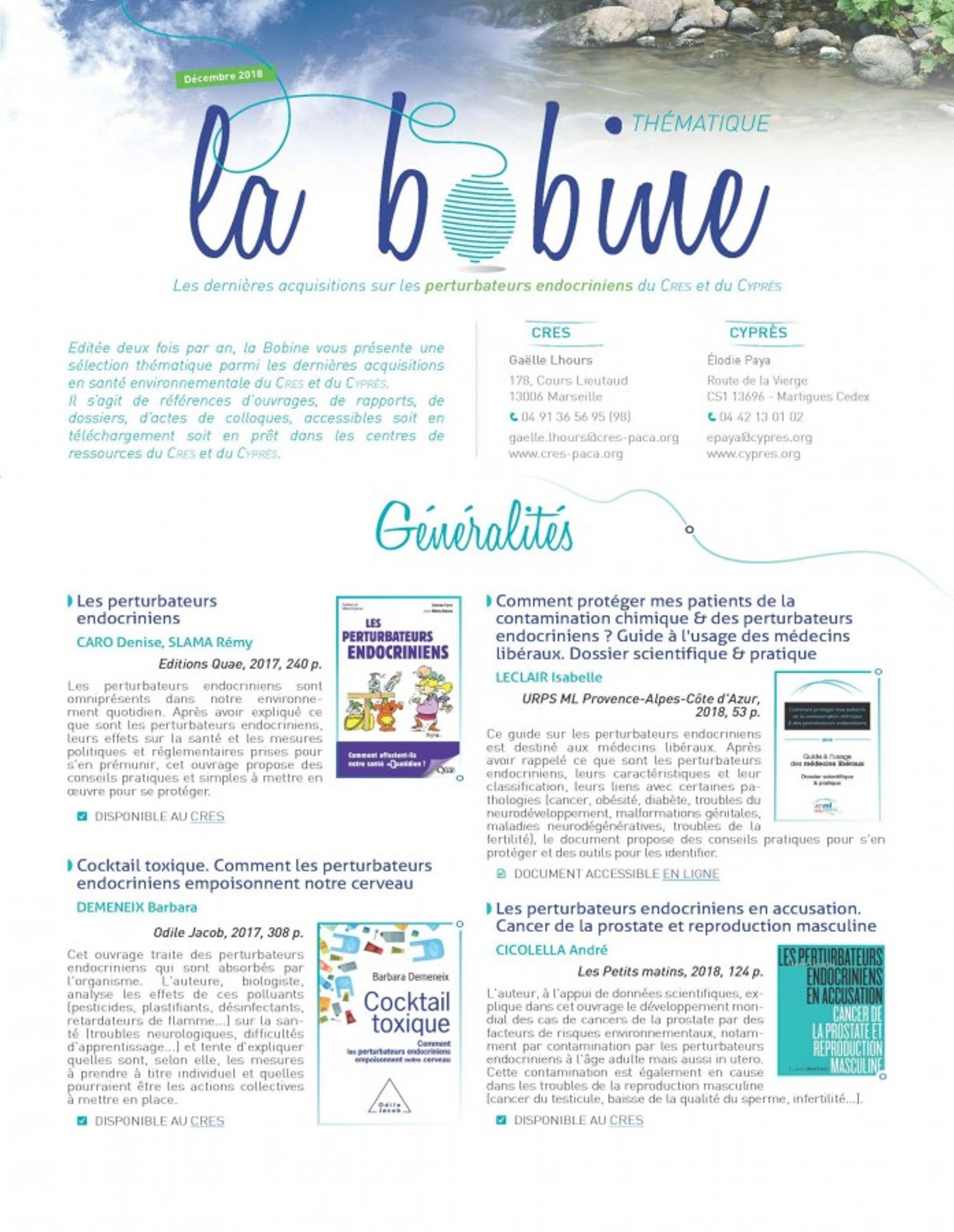 Bobine n°10 - Perturbateurs endocriniens