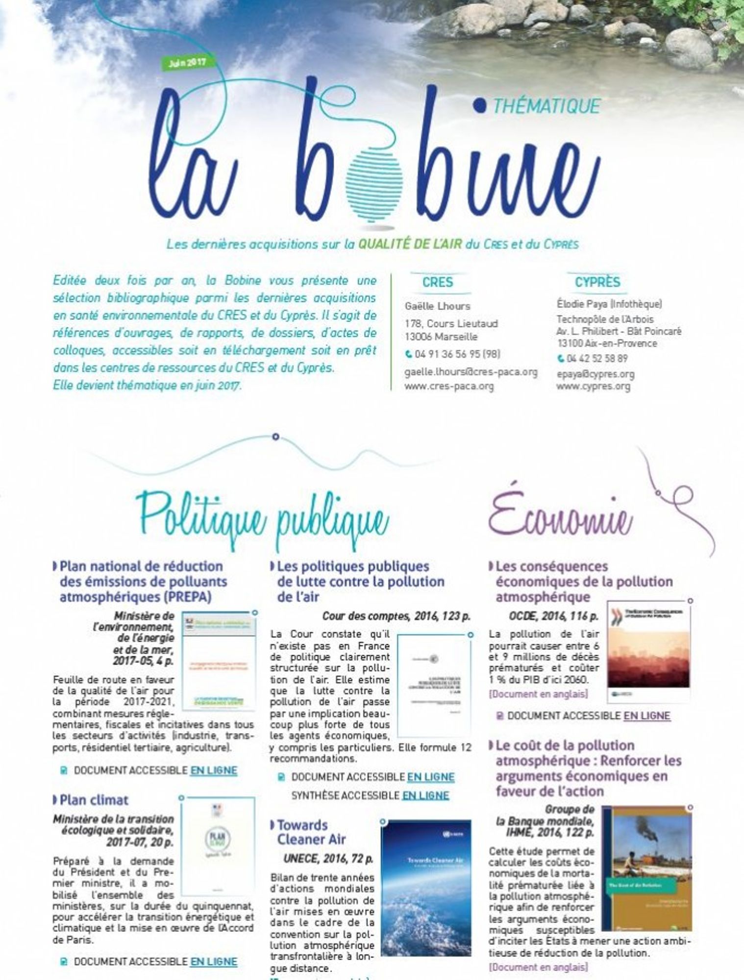 Bobine n° 7 - Qualité de l'air